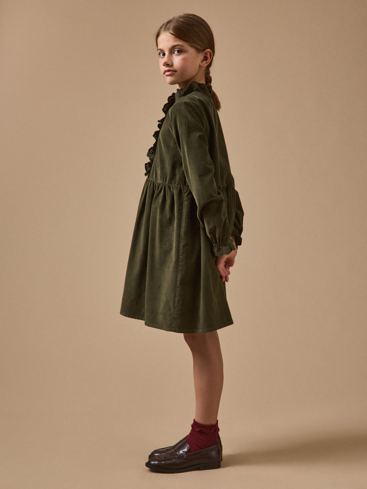 Robe Fille en velours