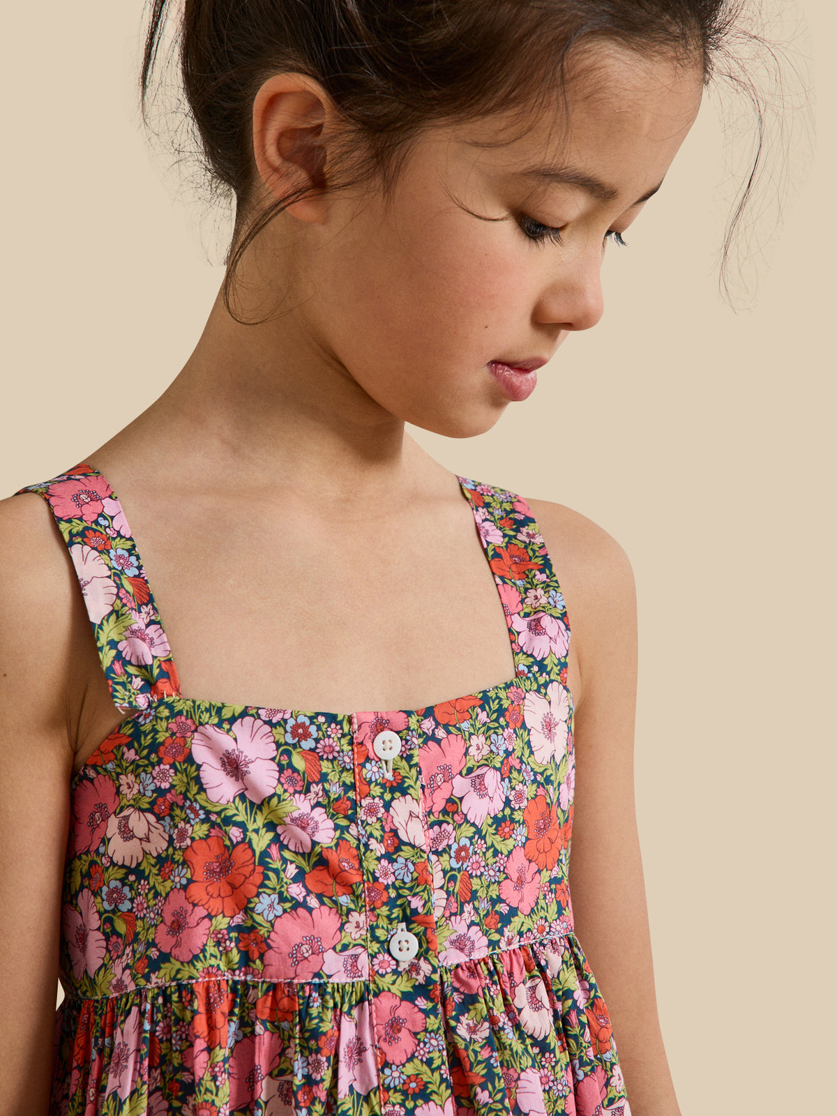 Robe Fille tissu Liberty Meadow Song