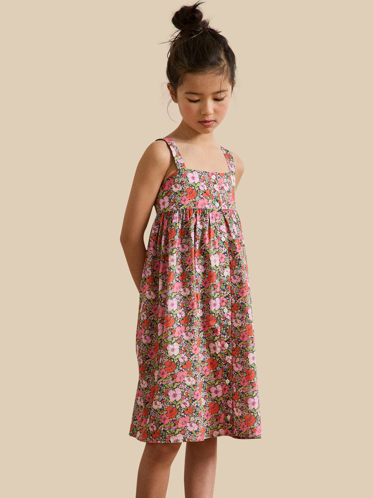 Robe Fille tissu Liberty Meadow Song