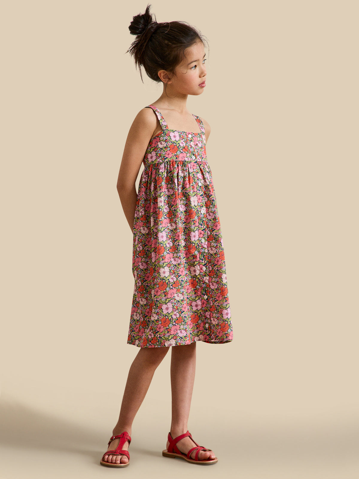 Robe Fille tissu Liberty Meadow Song
