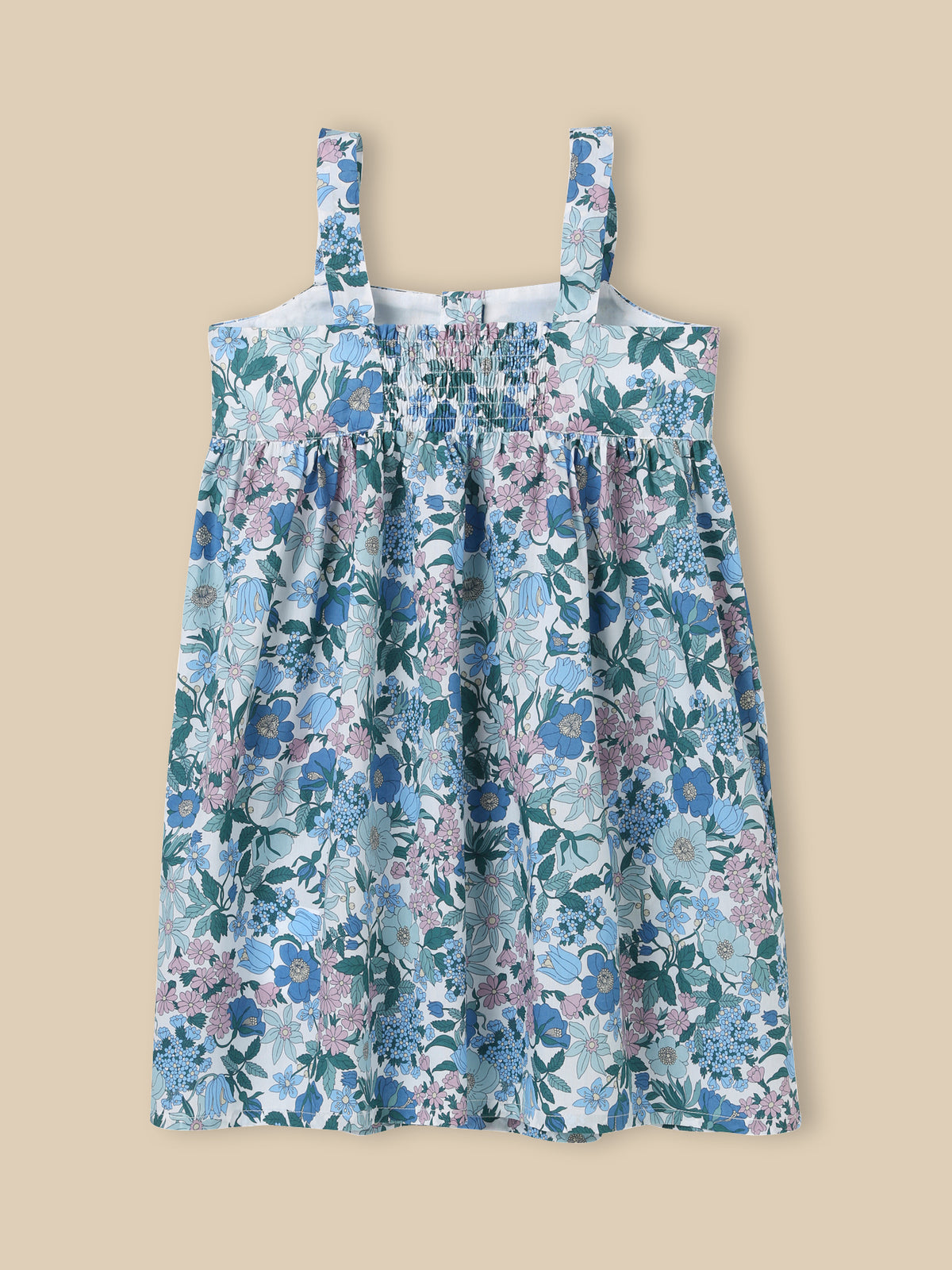 Girl's Clara Bell print dress made with Liberty fabric
