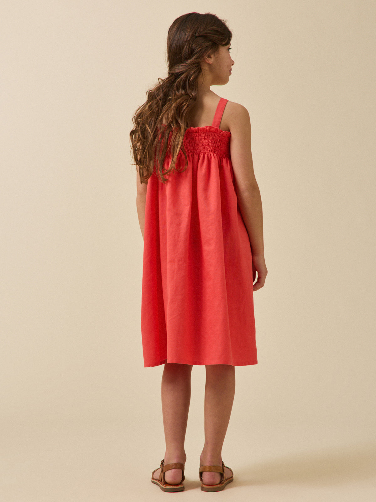 Girl's smocked dress