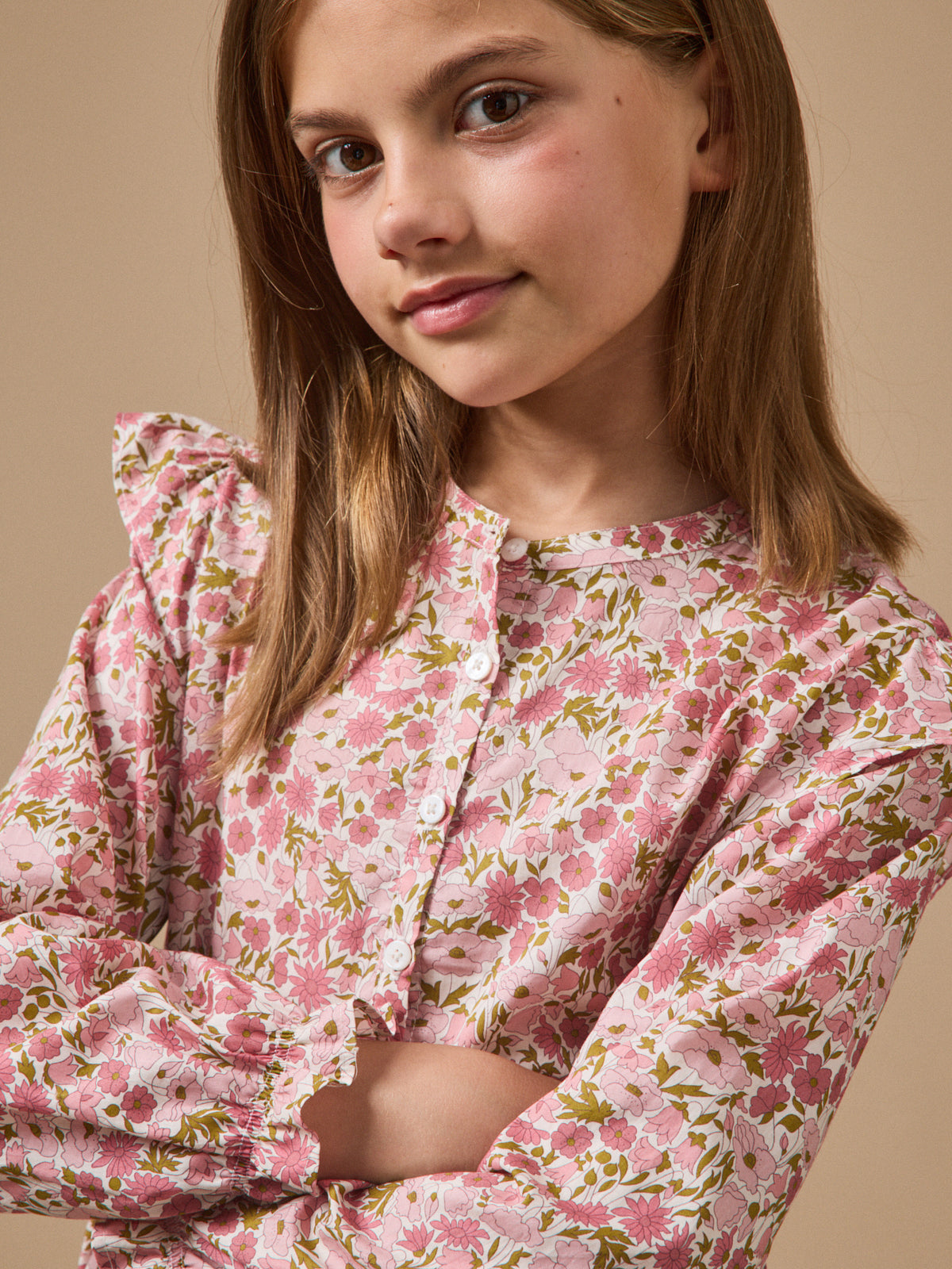Robe en tissu Liberty Fille