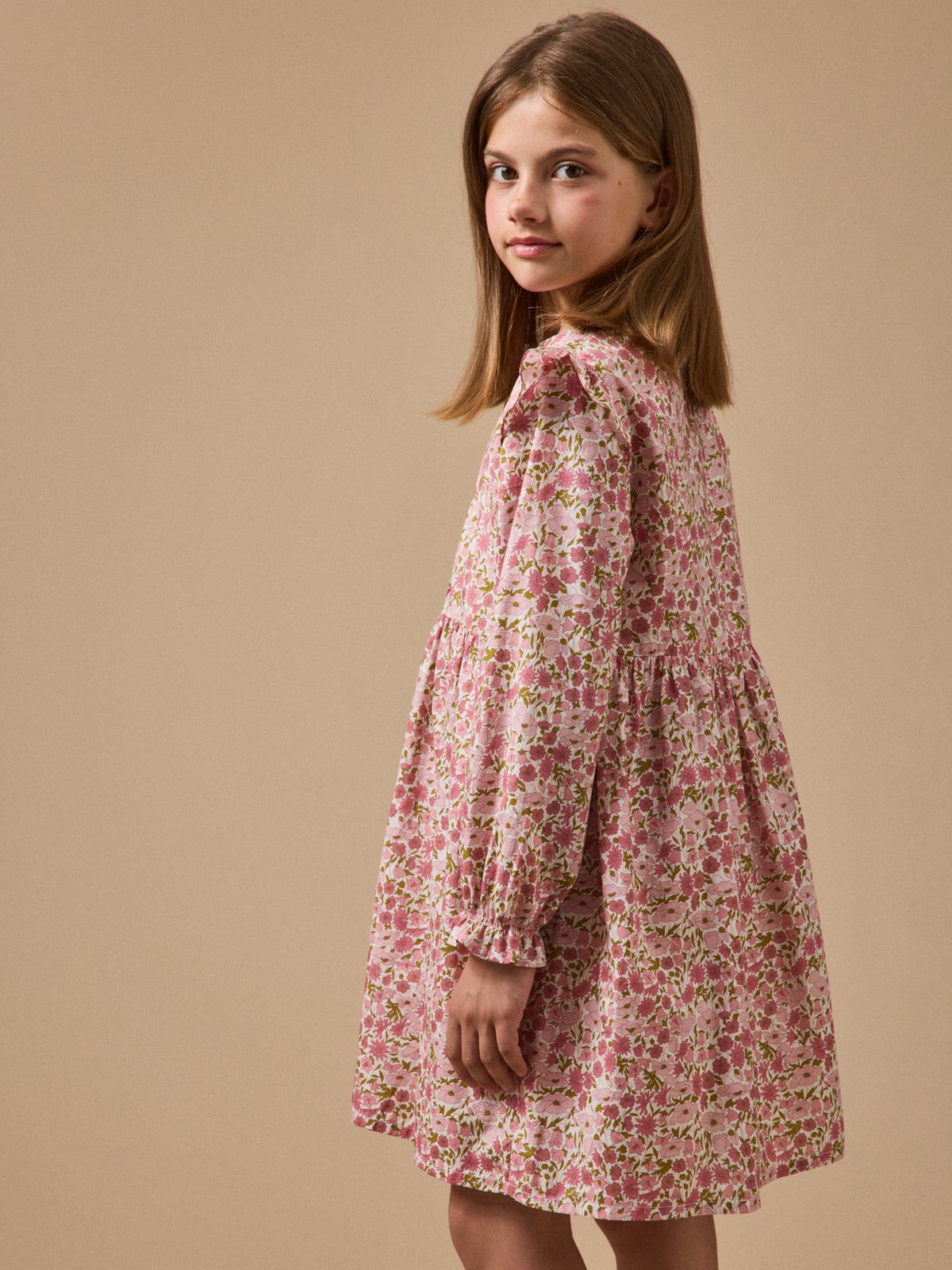 Robe en tissu Liberty Fille