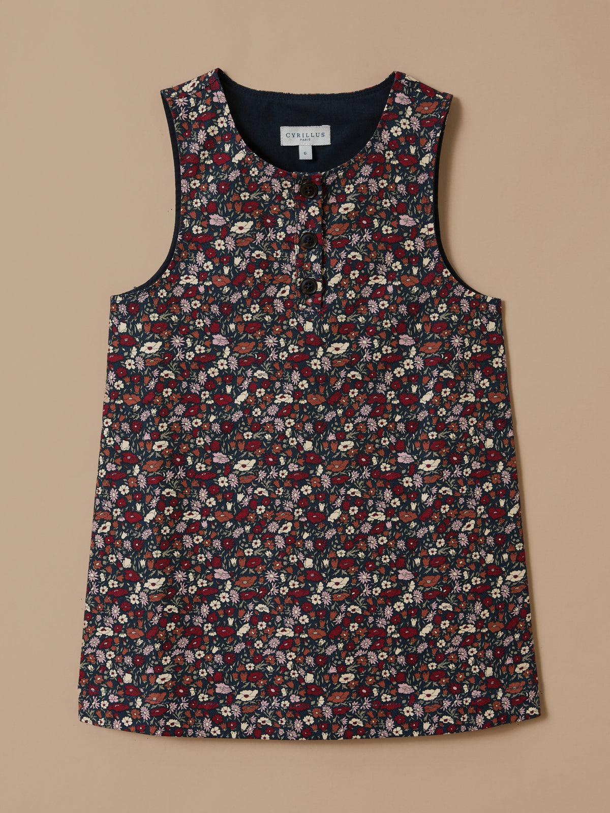 Girl's Petal&Daisy motif dress - Made with Liberty Fabric