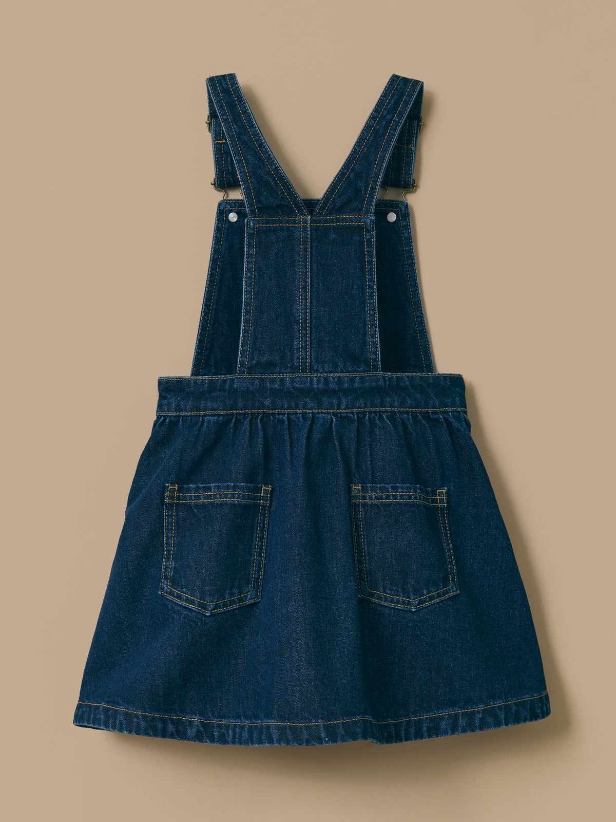 Robe salopette en denim Fille