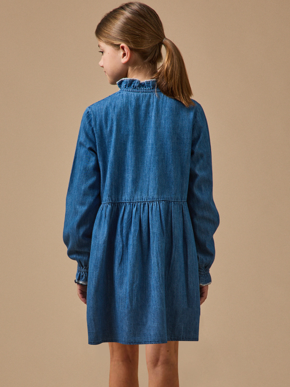 Girl's denim dress