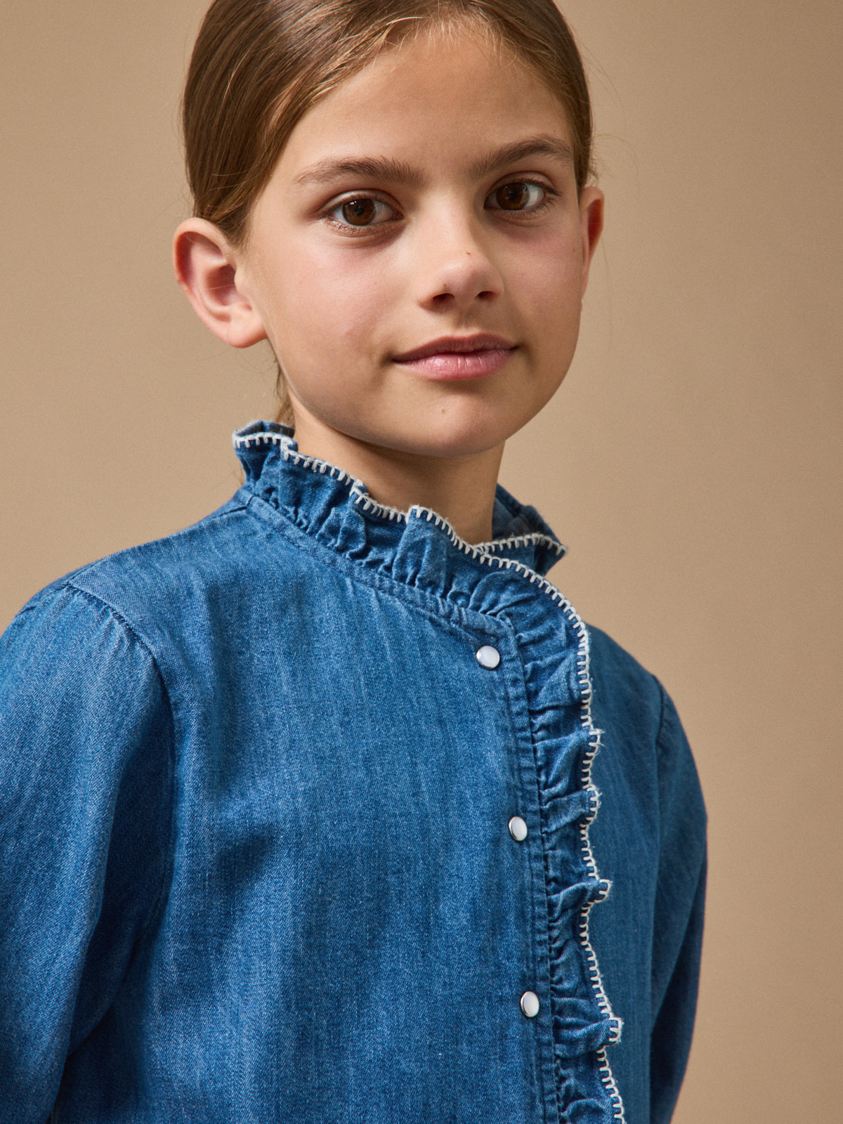 Girl's denim dress