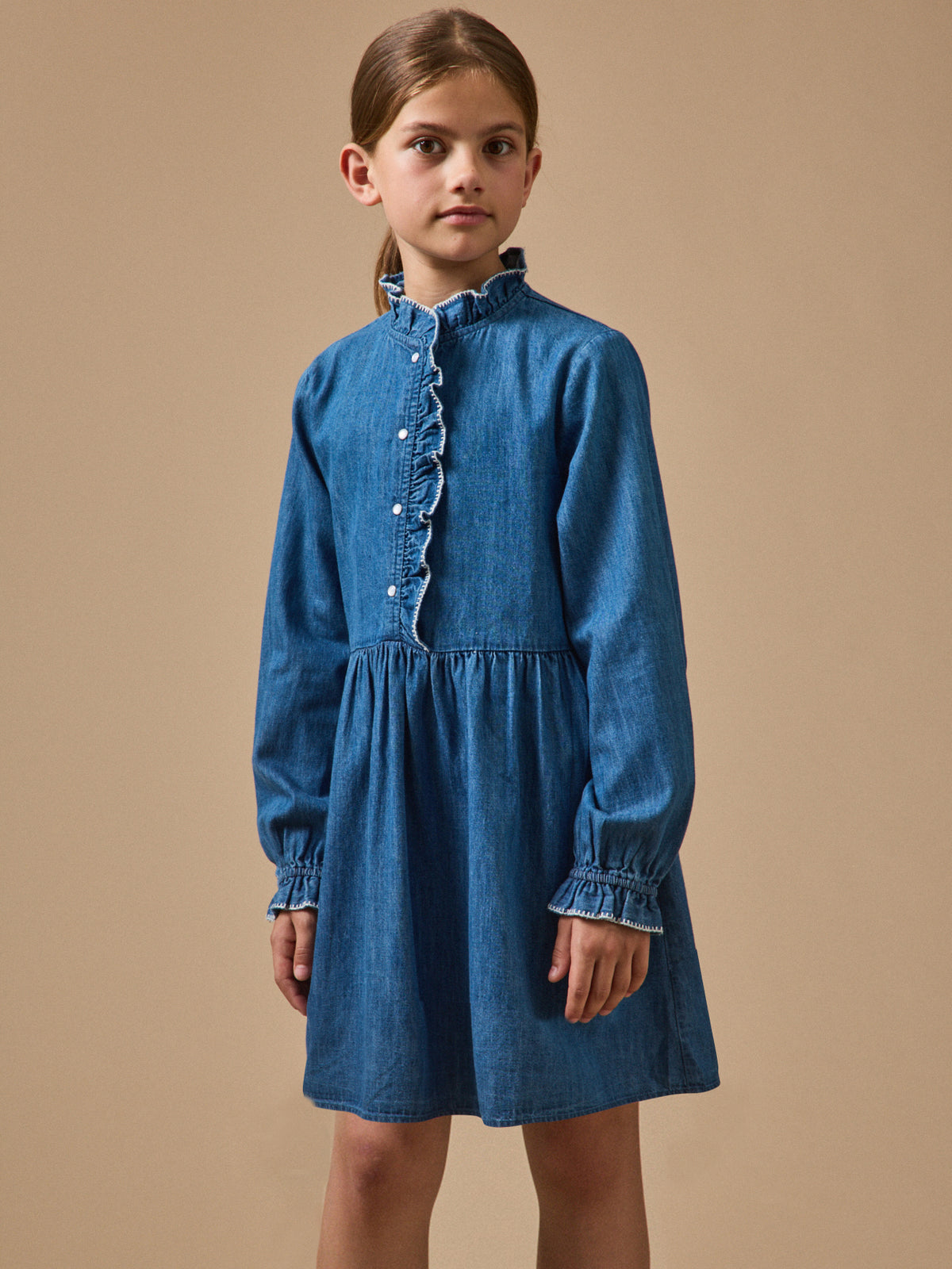 Girl's denim dress