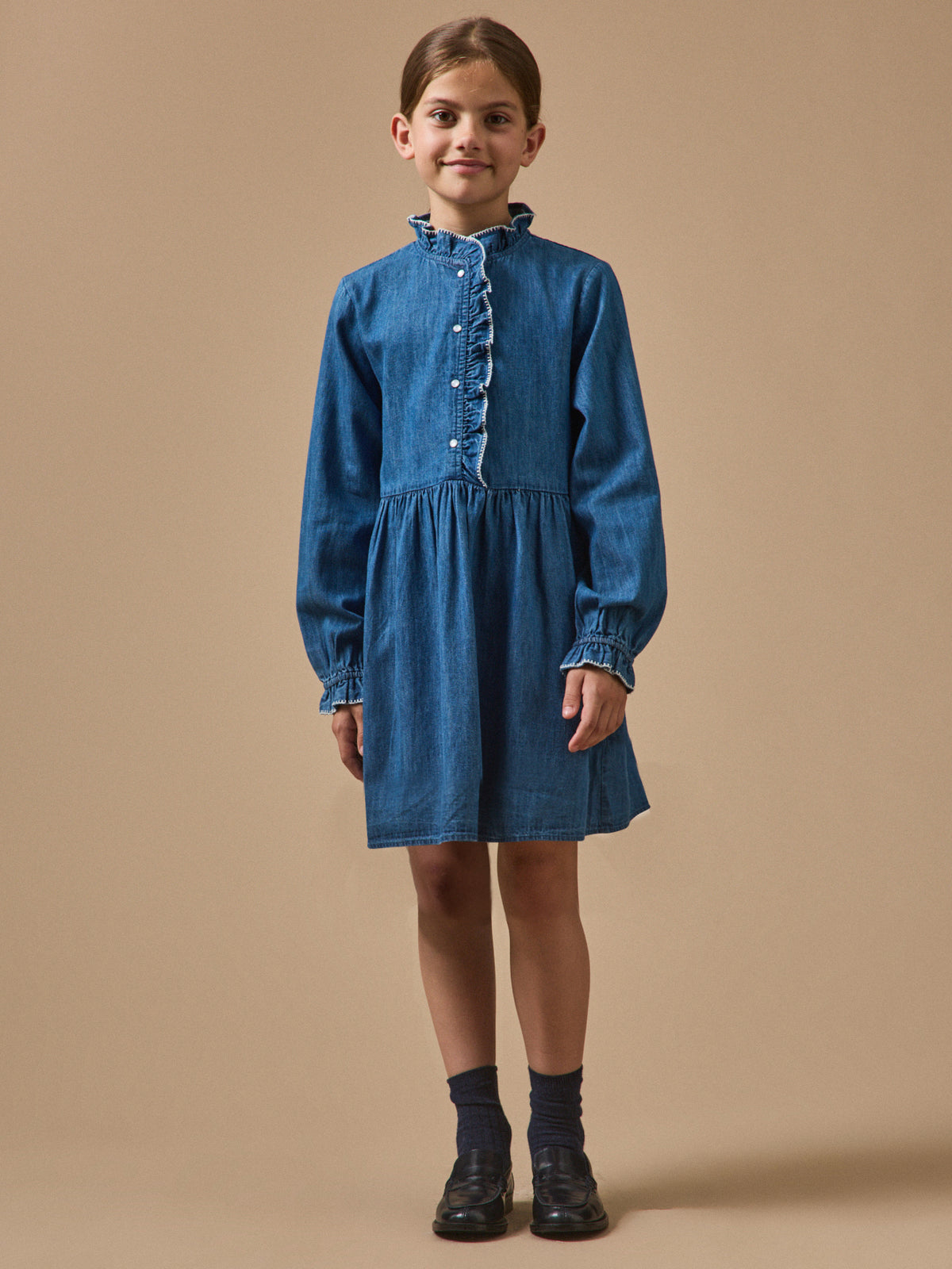Girl's denim dress