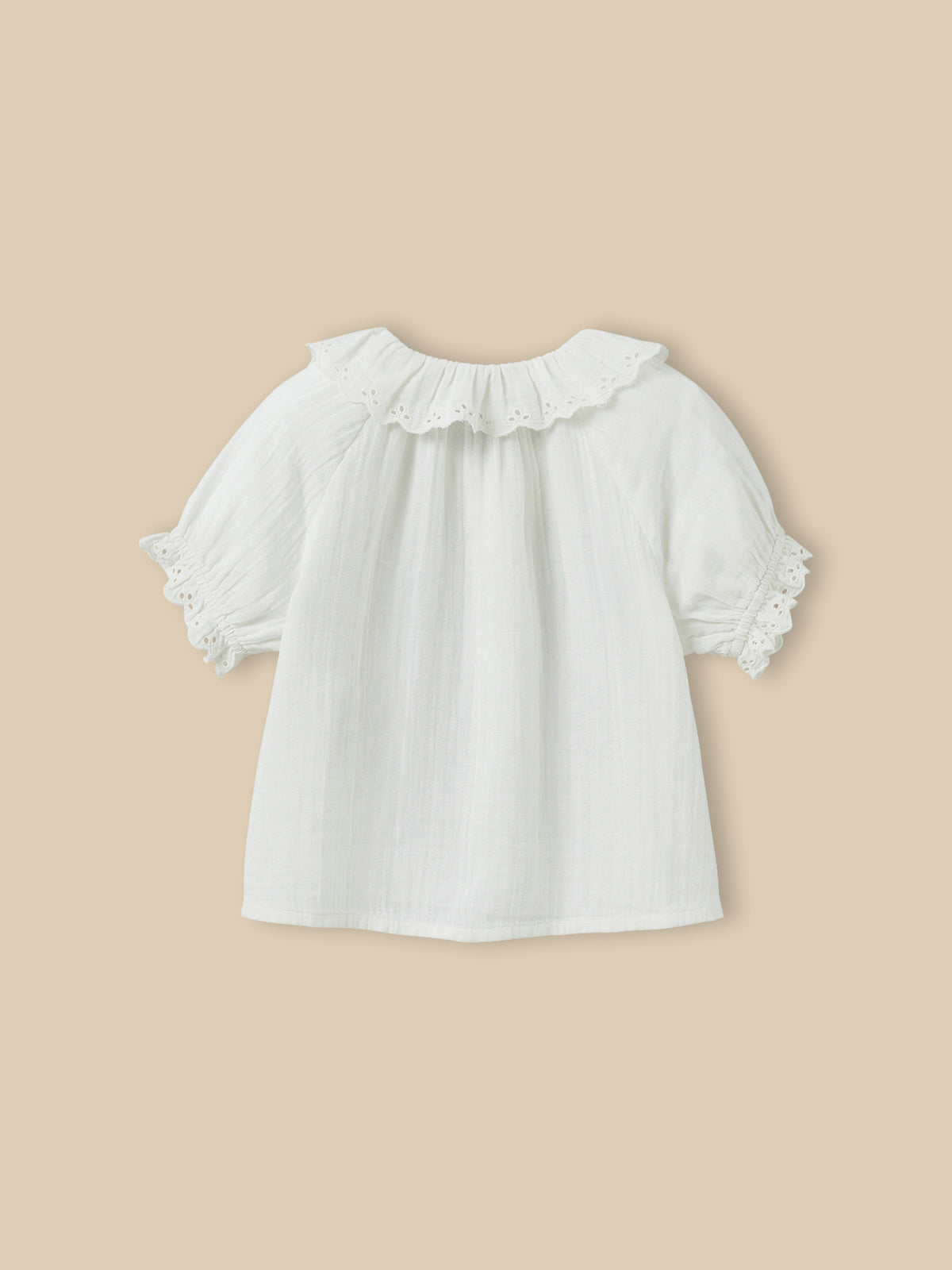Girl's organic cotton gauze shirt