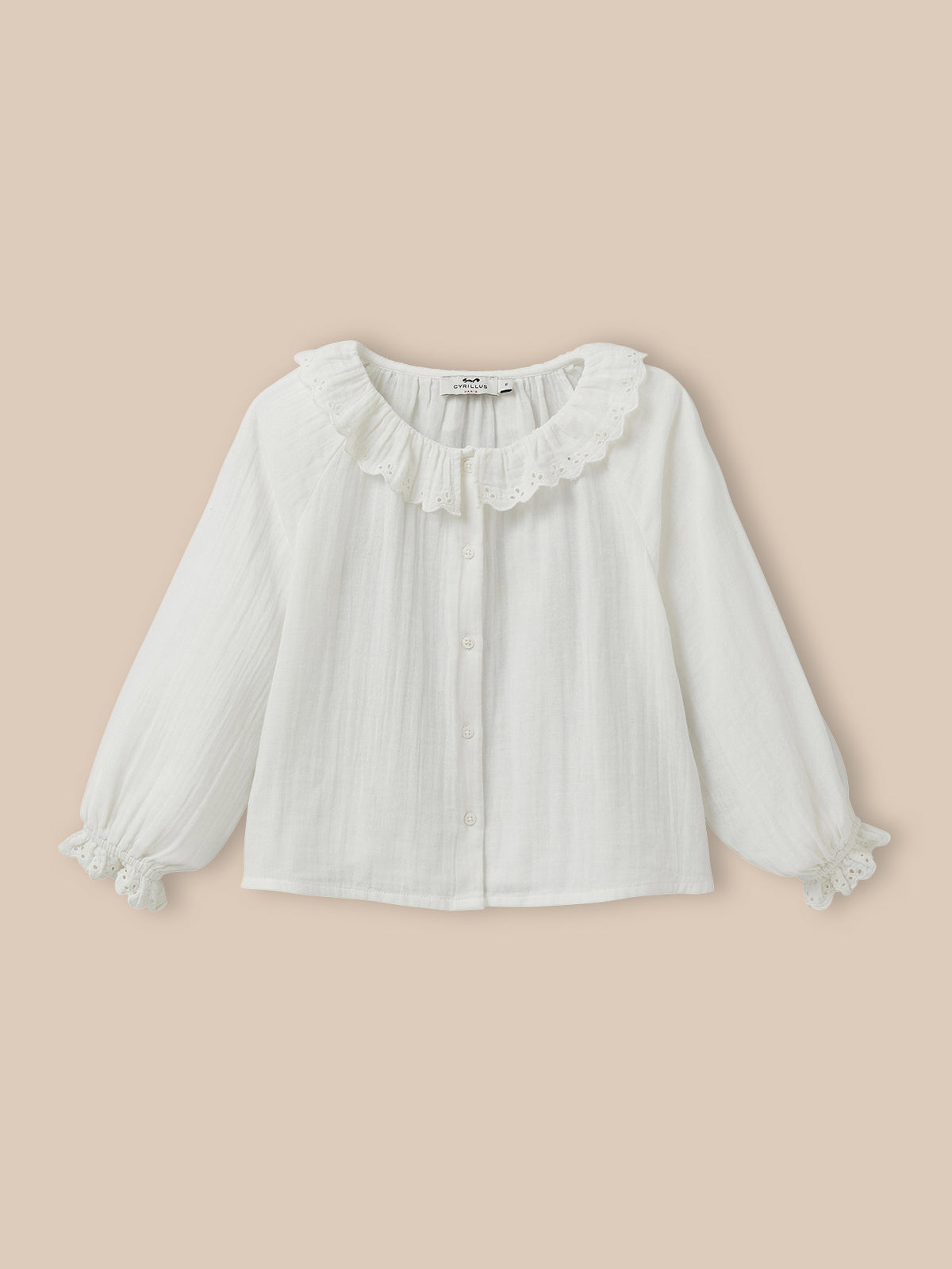 Chemise en gaze de coton Fille