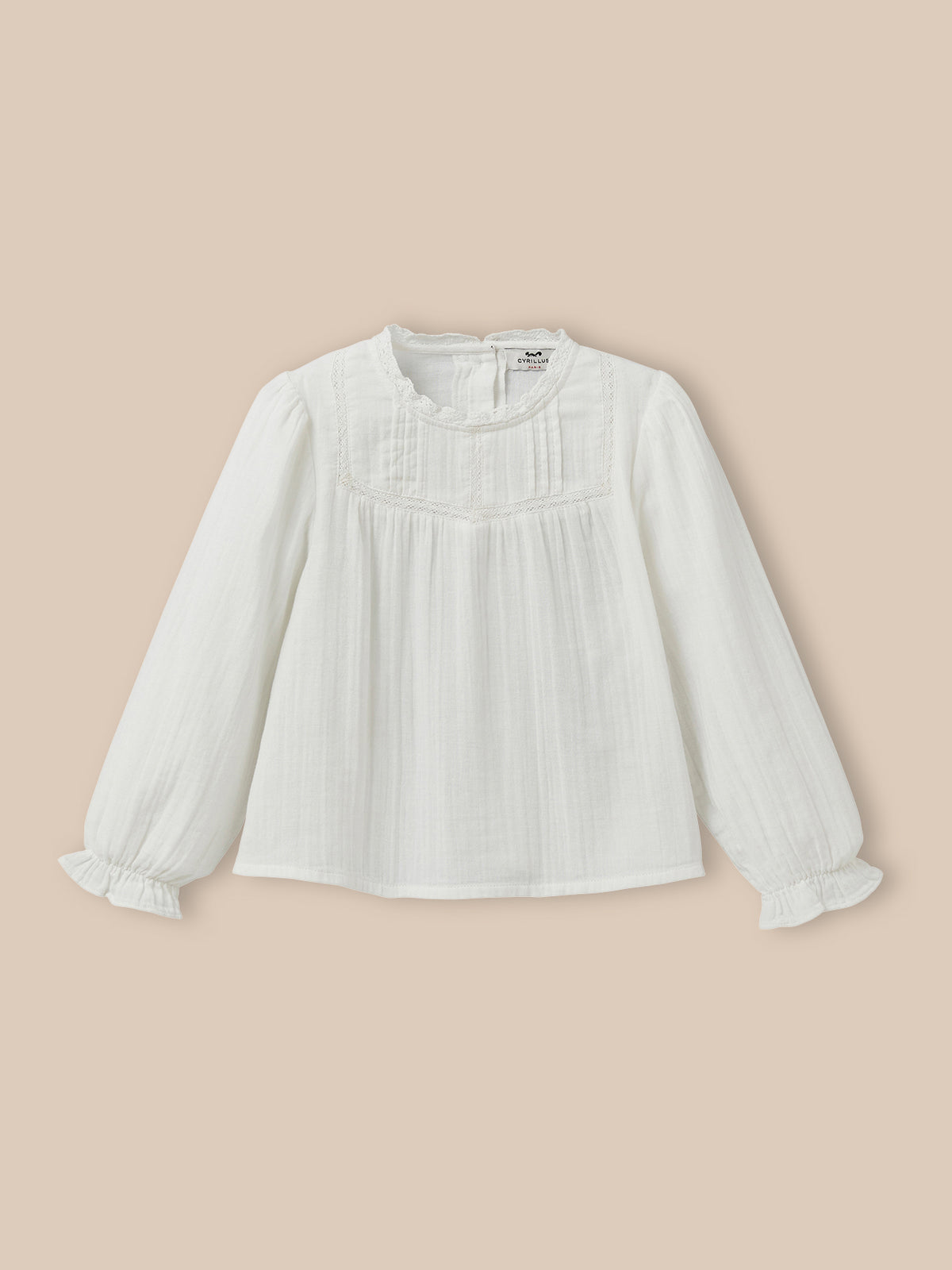 Girl's heirloom cheesecloth shirt