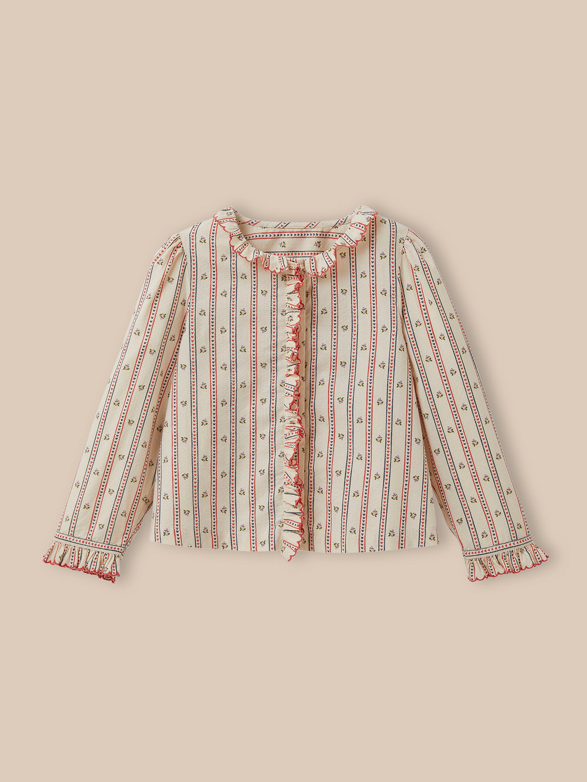 Girl's printed blouse