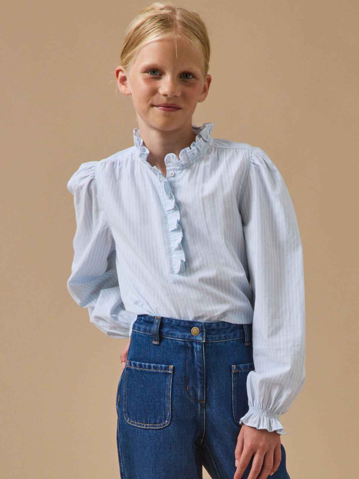Blouse à volants Fille