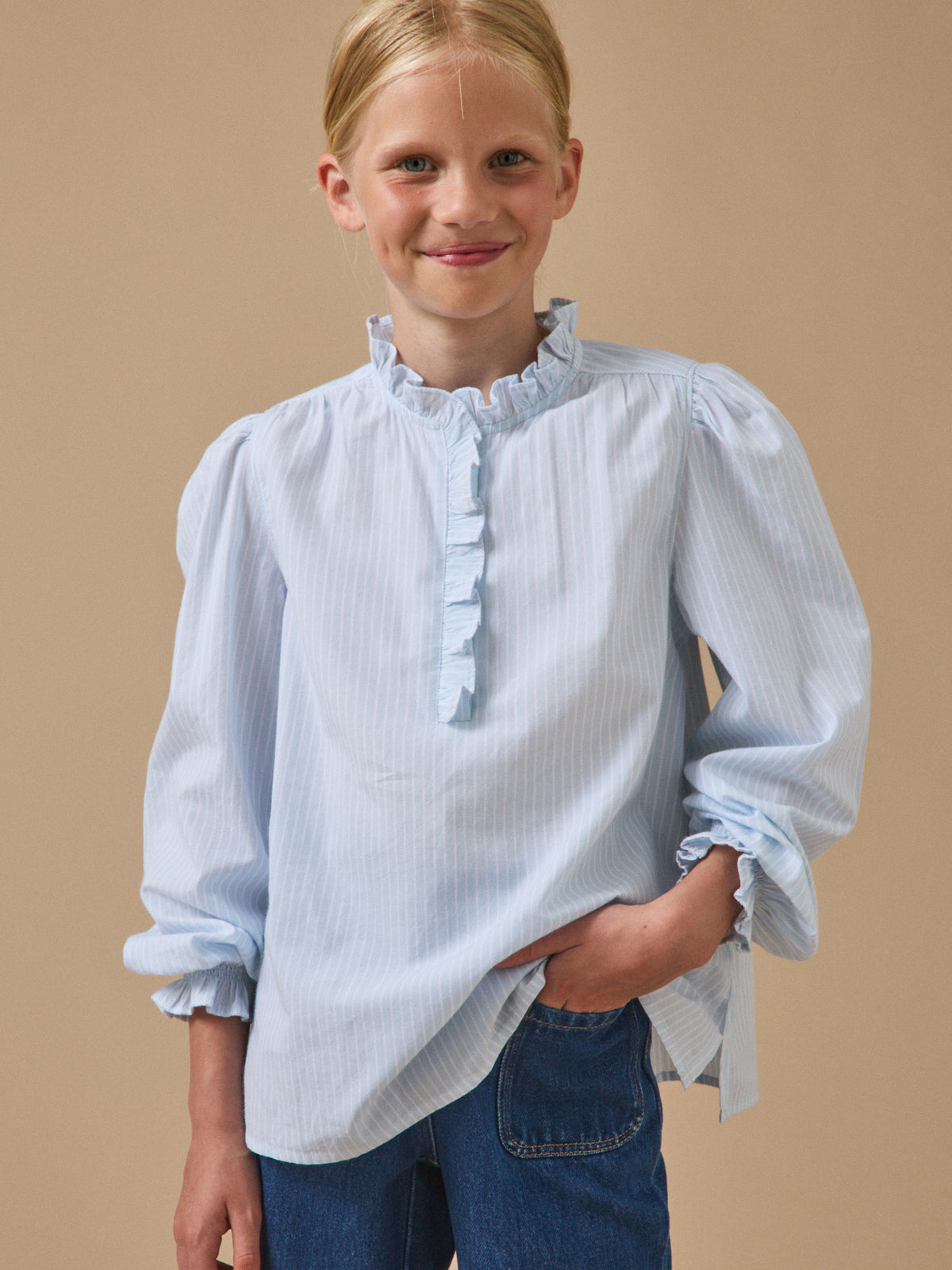 Blouse à volants Fille