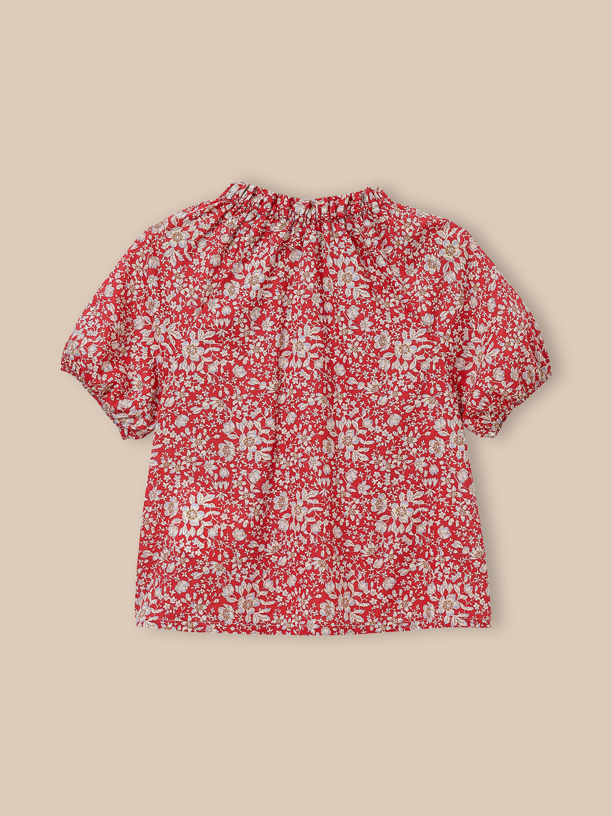 Girl's Lizzie-motif blouse made with Liberty fabric
