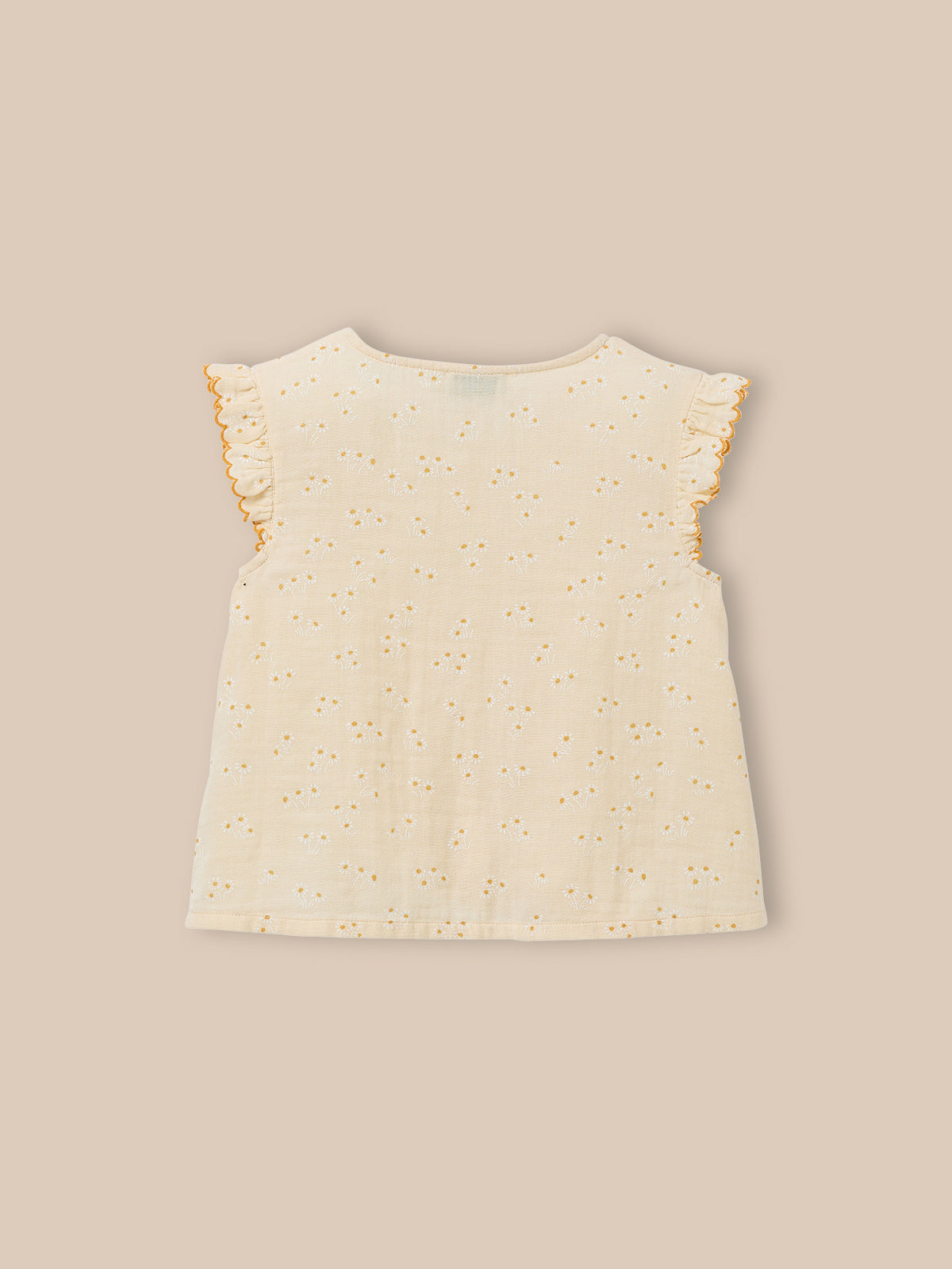 Girl's daisy-print blouse