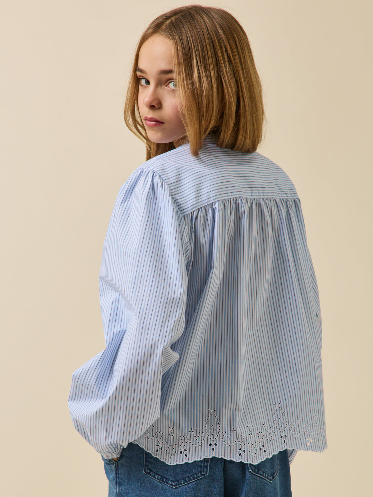 Girl's striped shirt - The Junior Collection