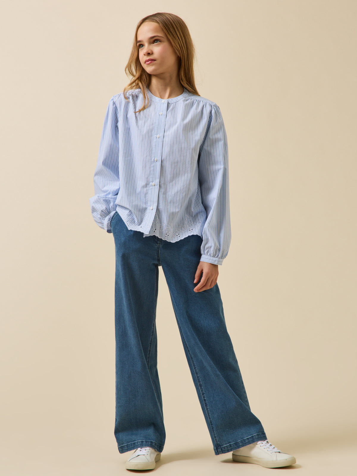 Girl's striped shirt - The Junior Collection
