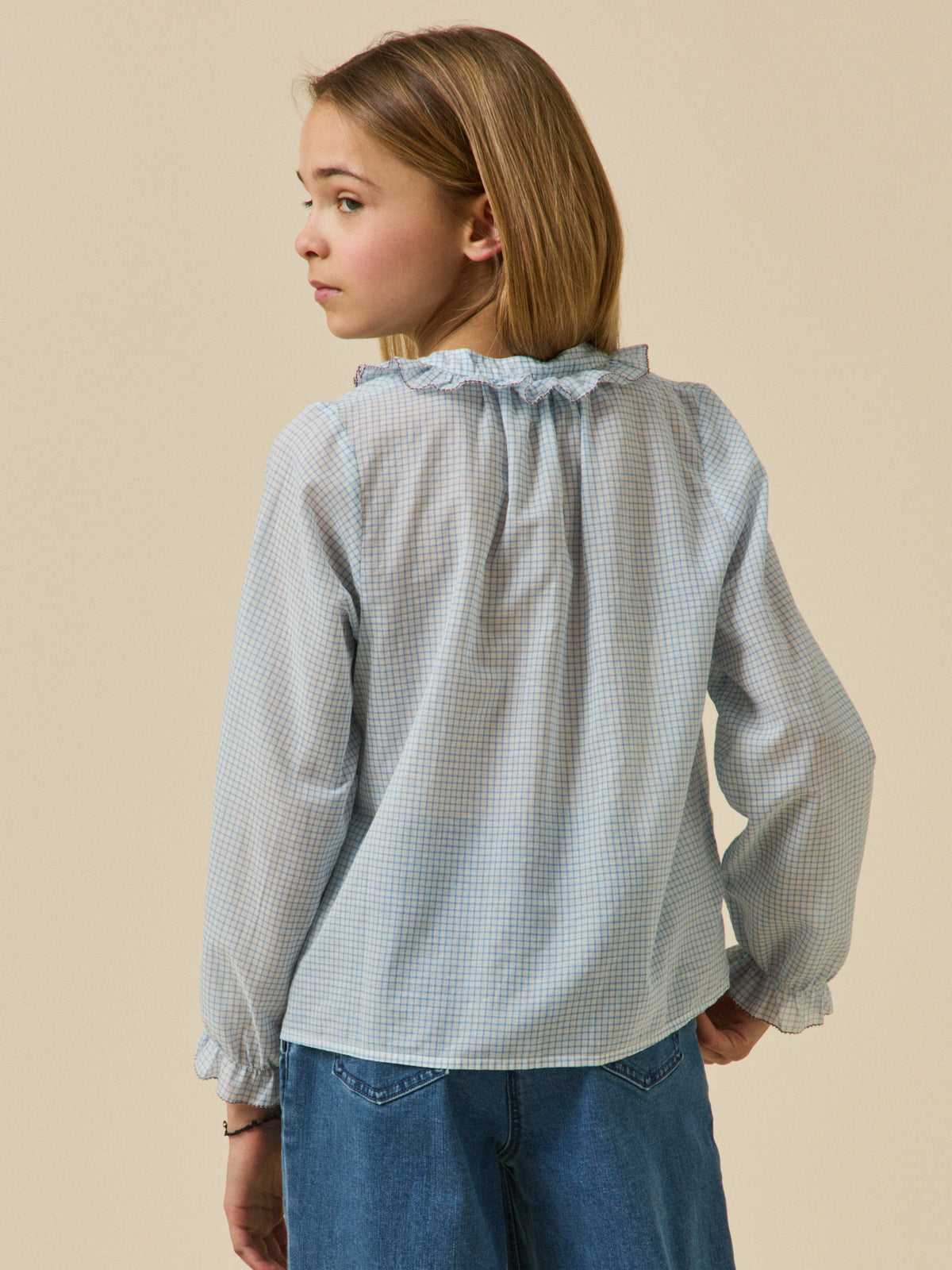 Check blouse