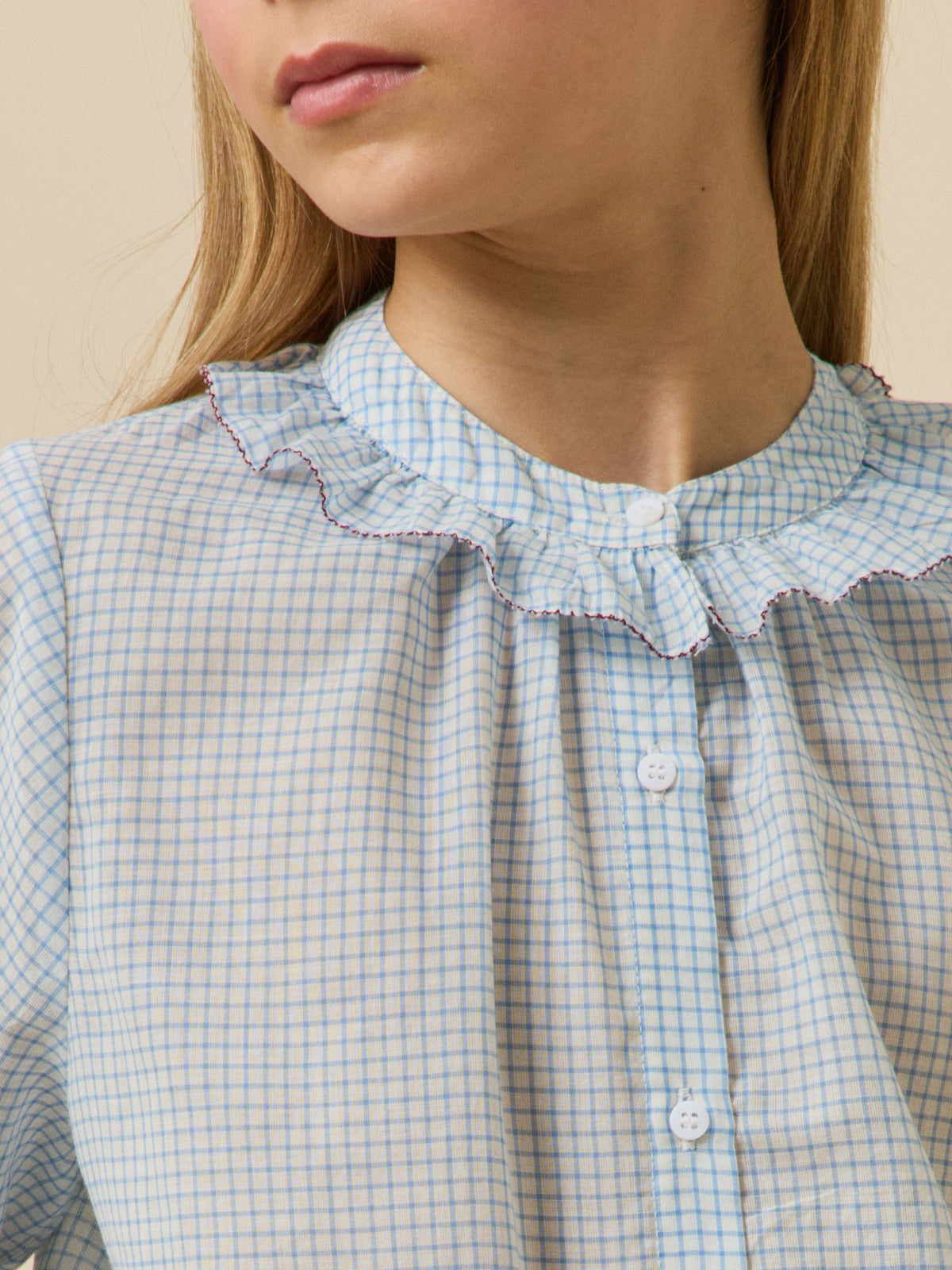 Check blouse