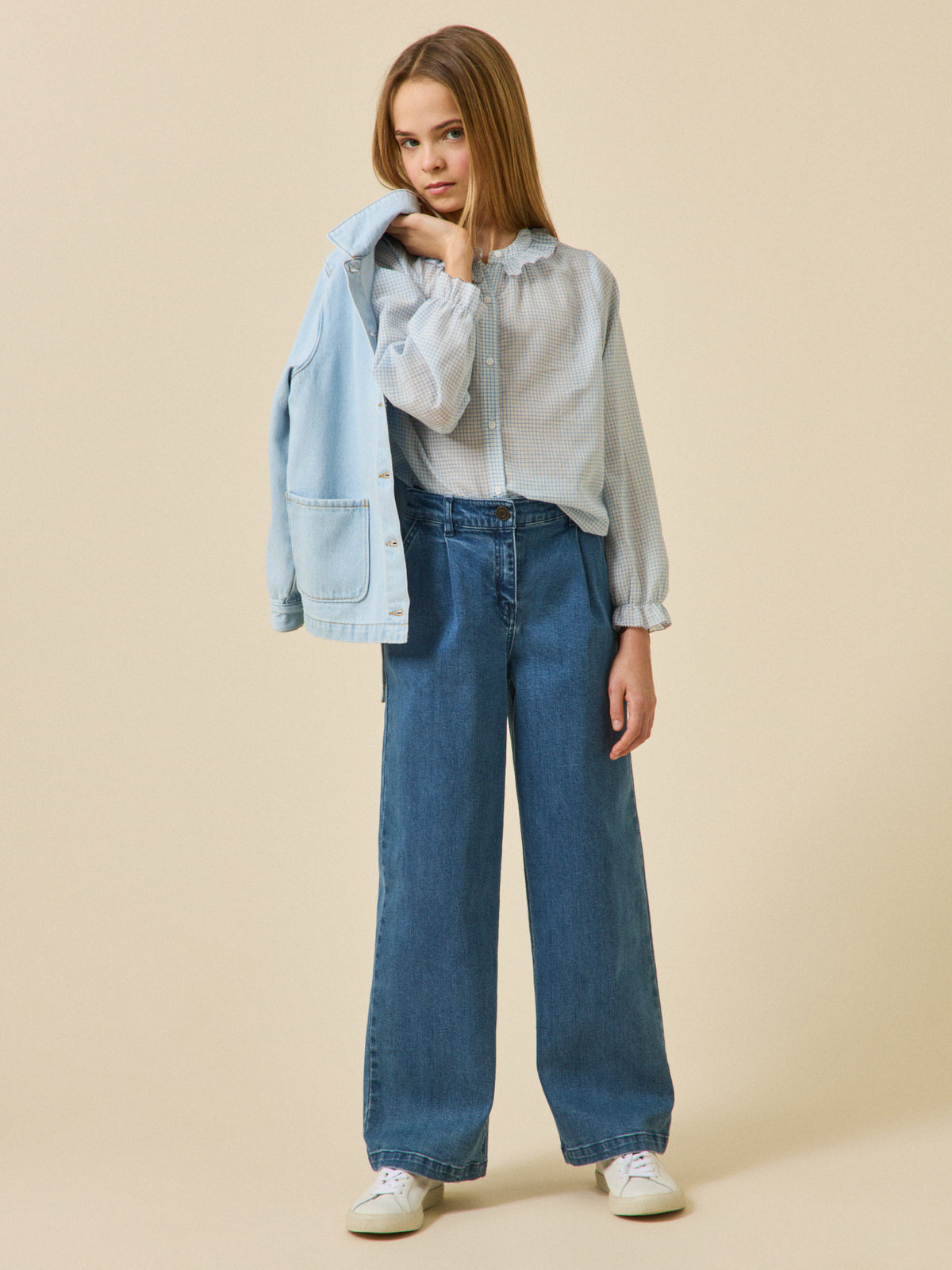 Check blouse
