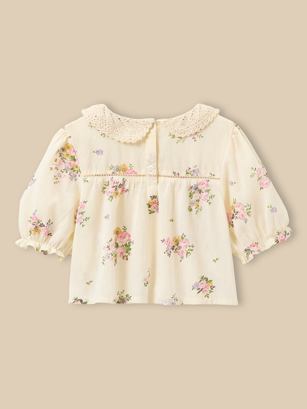 Girl's floral bouquet blouse - Cyrillus x Emile & Ida