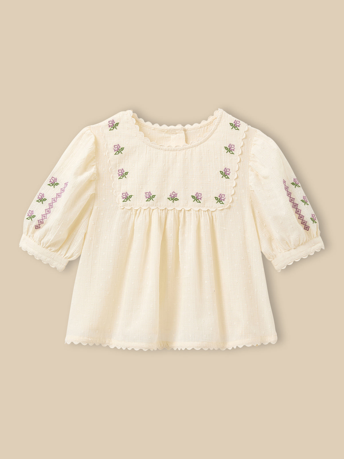 Blouse brodée Fille - CYRILLUS X EMILE&IDA
