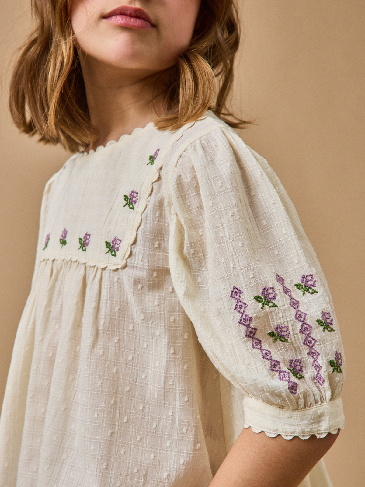 Blouse brodée Fille - CYRILLUS X EMILE&IDA