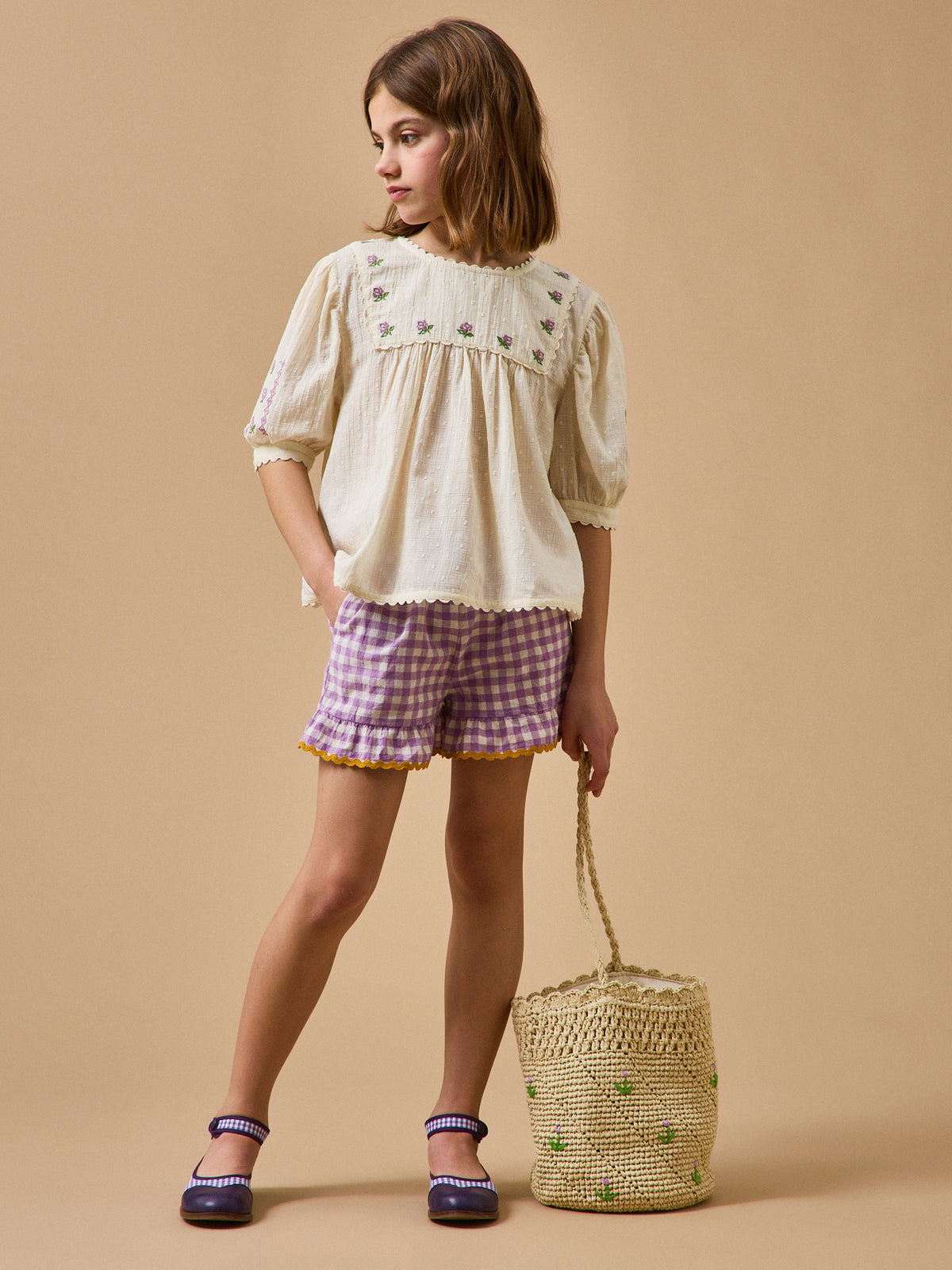 Blouse brodée Fille - CYRILLUS X EMILE&IDA