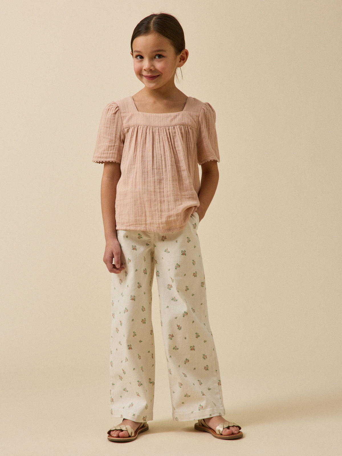 Chemise en gaze Fille - Coton biologique
