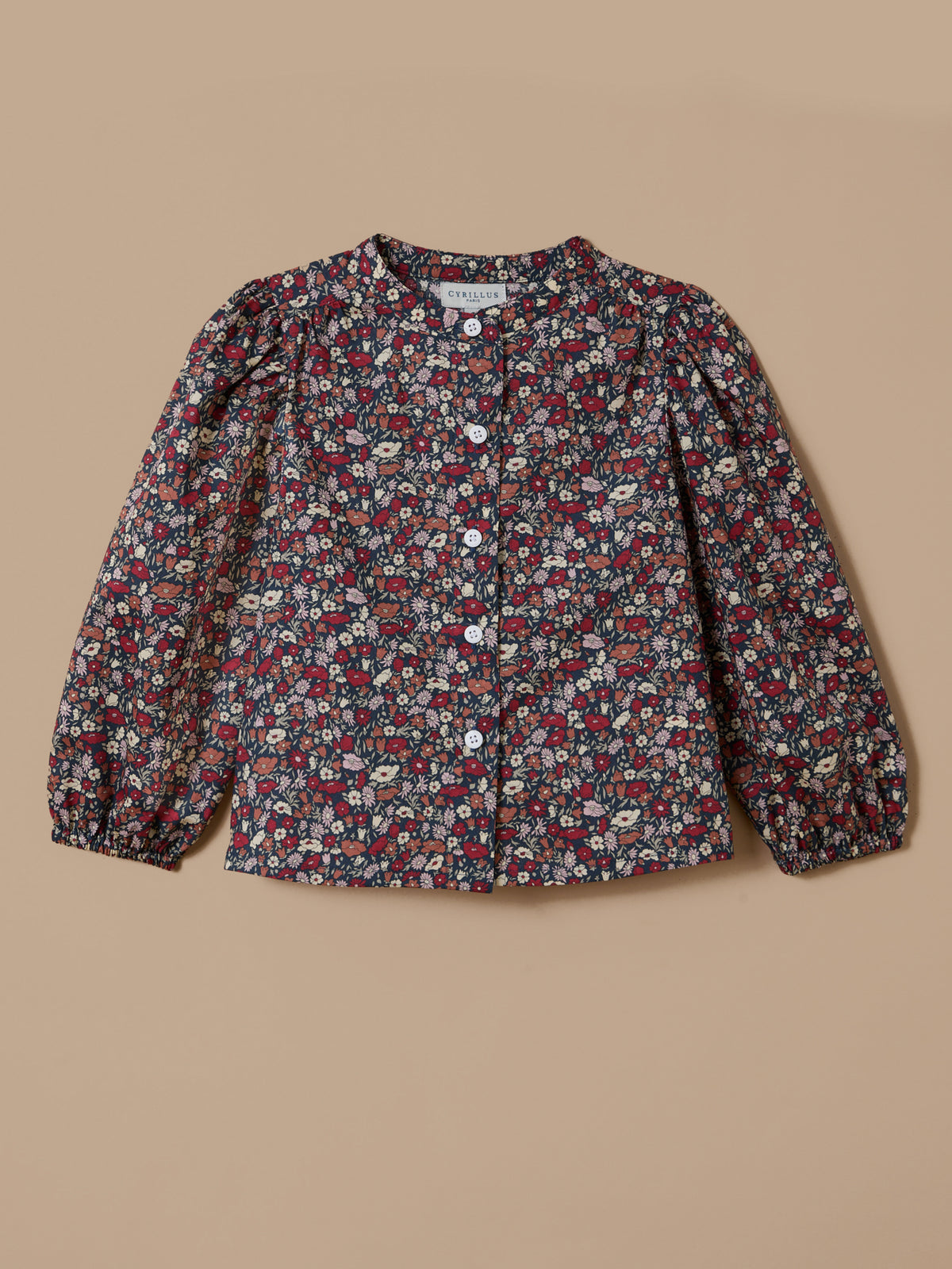 Girl's shirt made with Liberty fabric