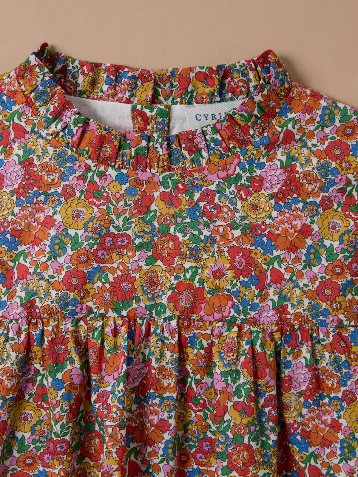 Blouse en tissu Liberty Fille