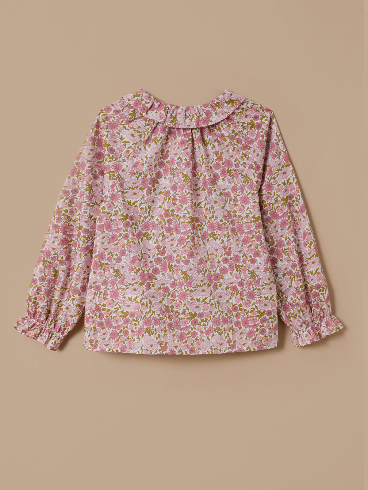 Girl's shirt made with Liberty fabric