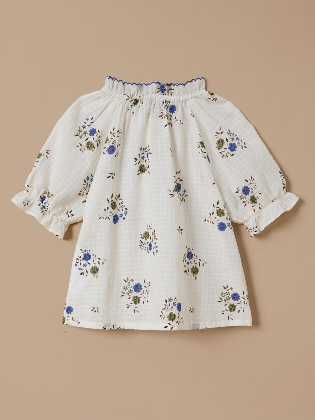 Blouse coton dobby imprimée Fille