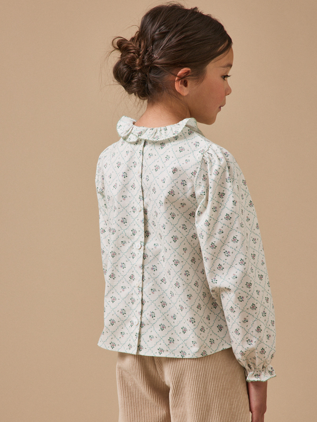 Chemise imprimée Solène Fille