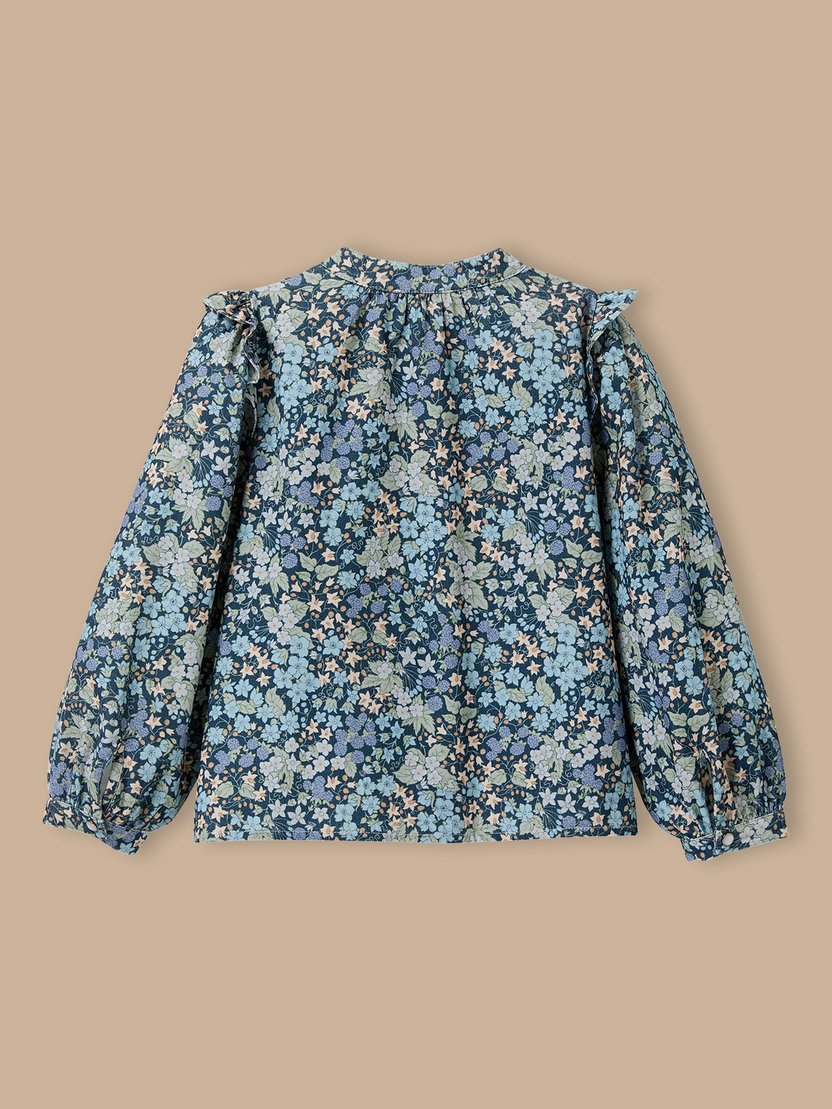Chemise velours tissu Liberty Fille
