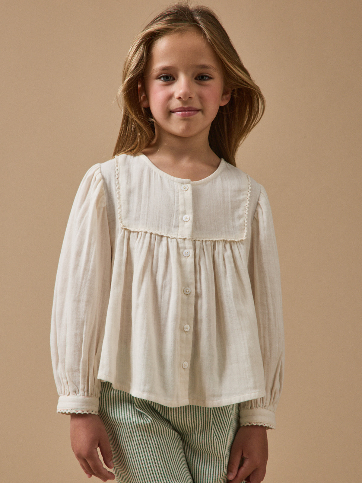 Blouse gaze de coton Fille