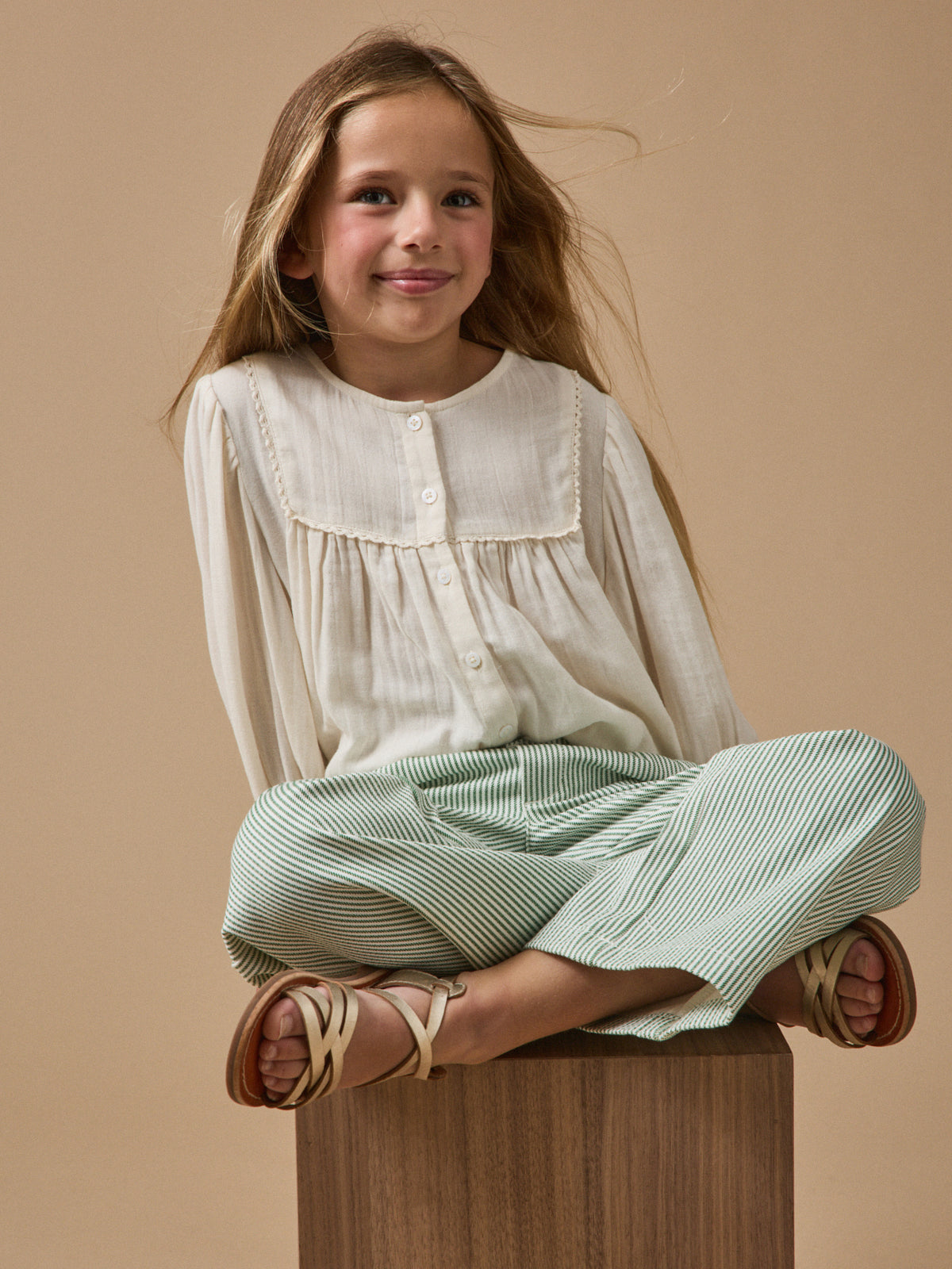Blouse gaze de coton Fille