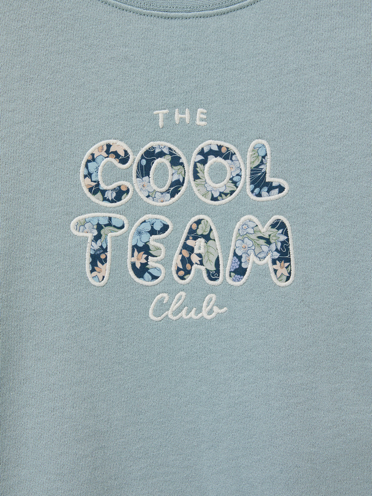 Sweat Cool Team Fille tissu Liberty - Coton biologique