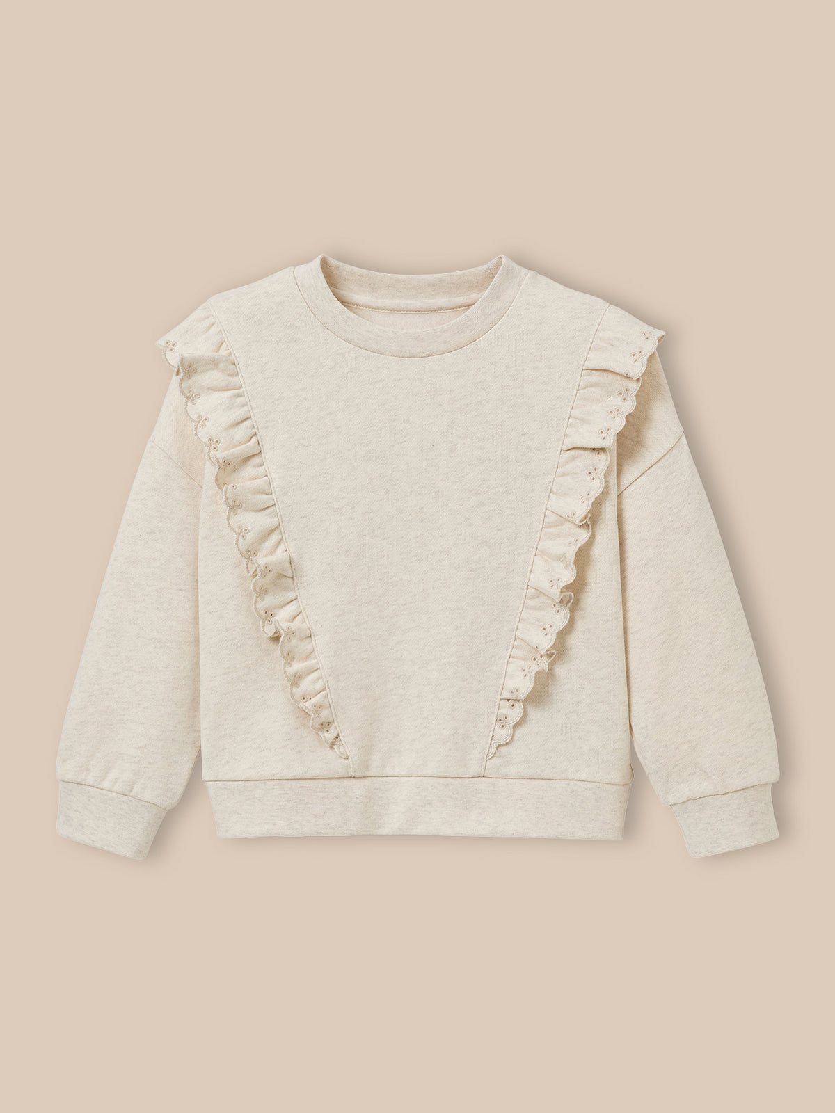 Sweat à volants Fille - Coton biologique