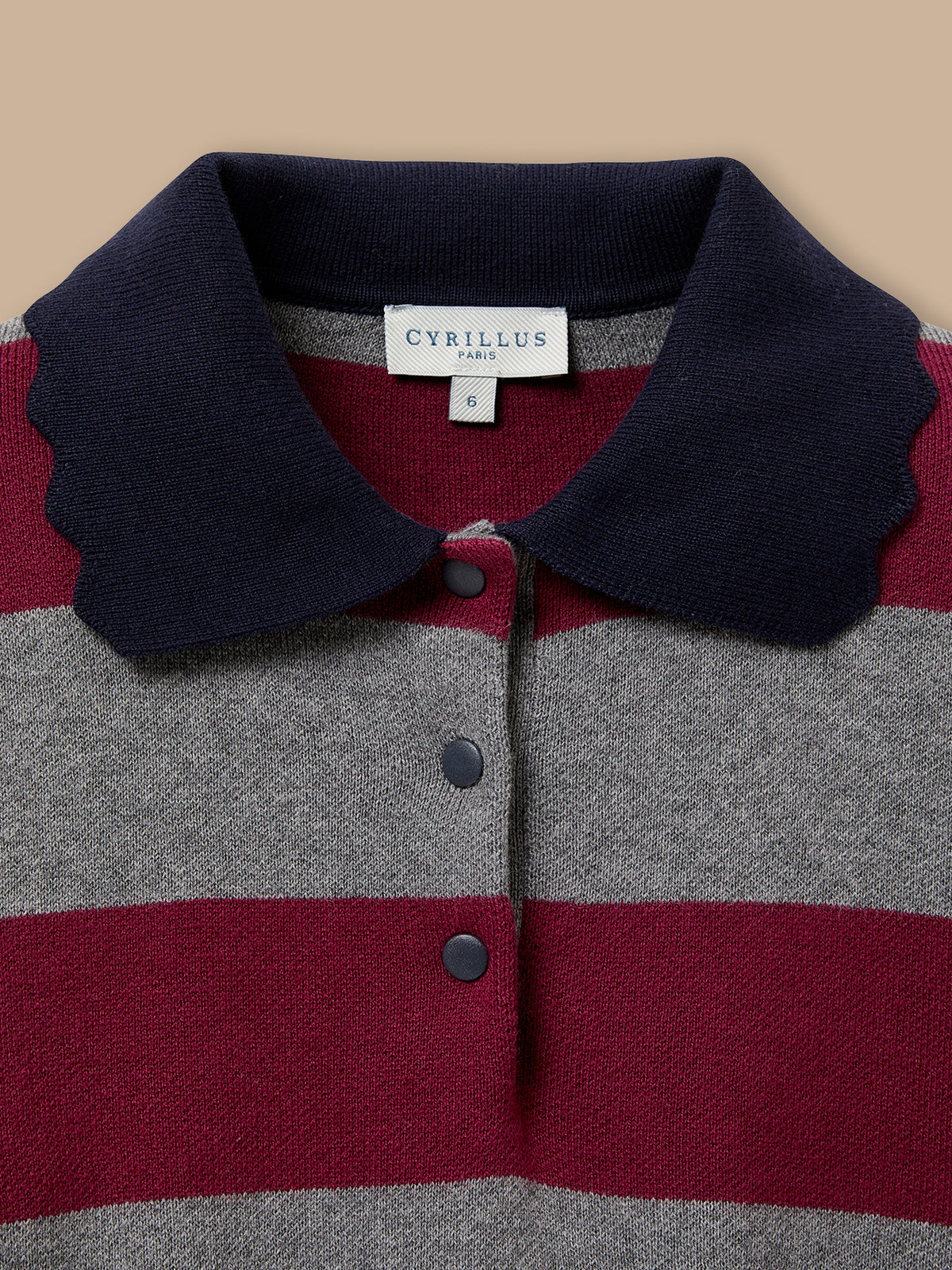 Girl's striped Milano sweater