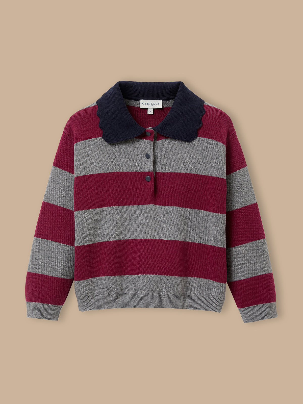 Girl's striped Milano sweater