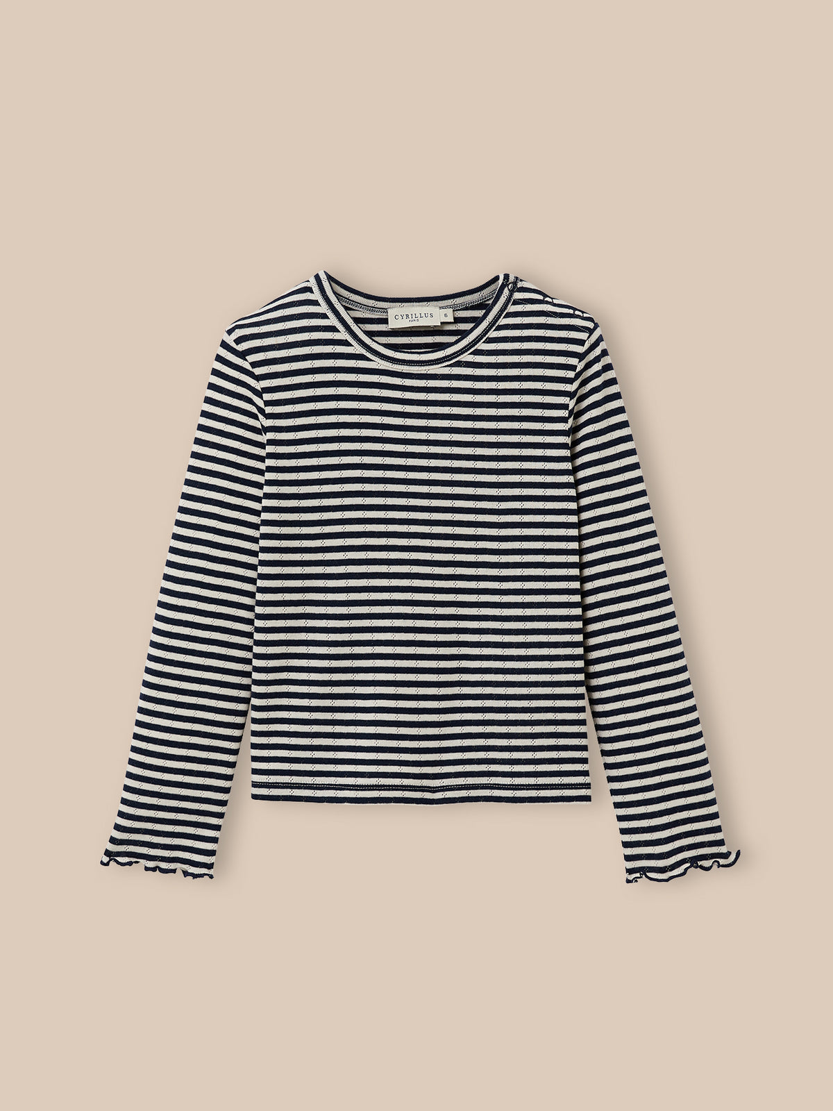 T-shirt en pointelle Fille - Coton biologique