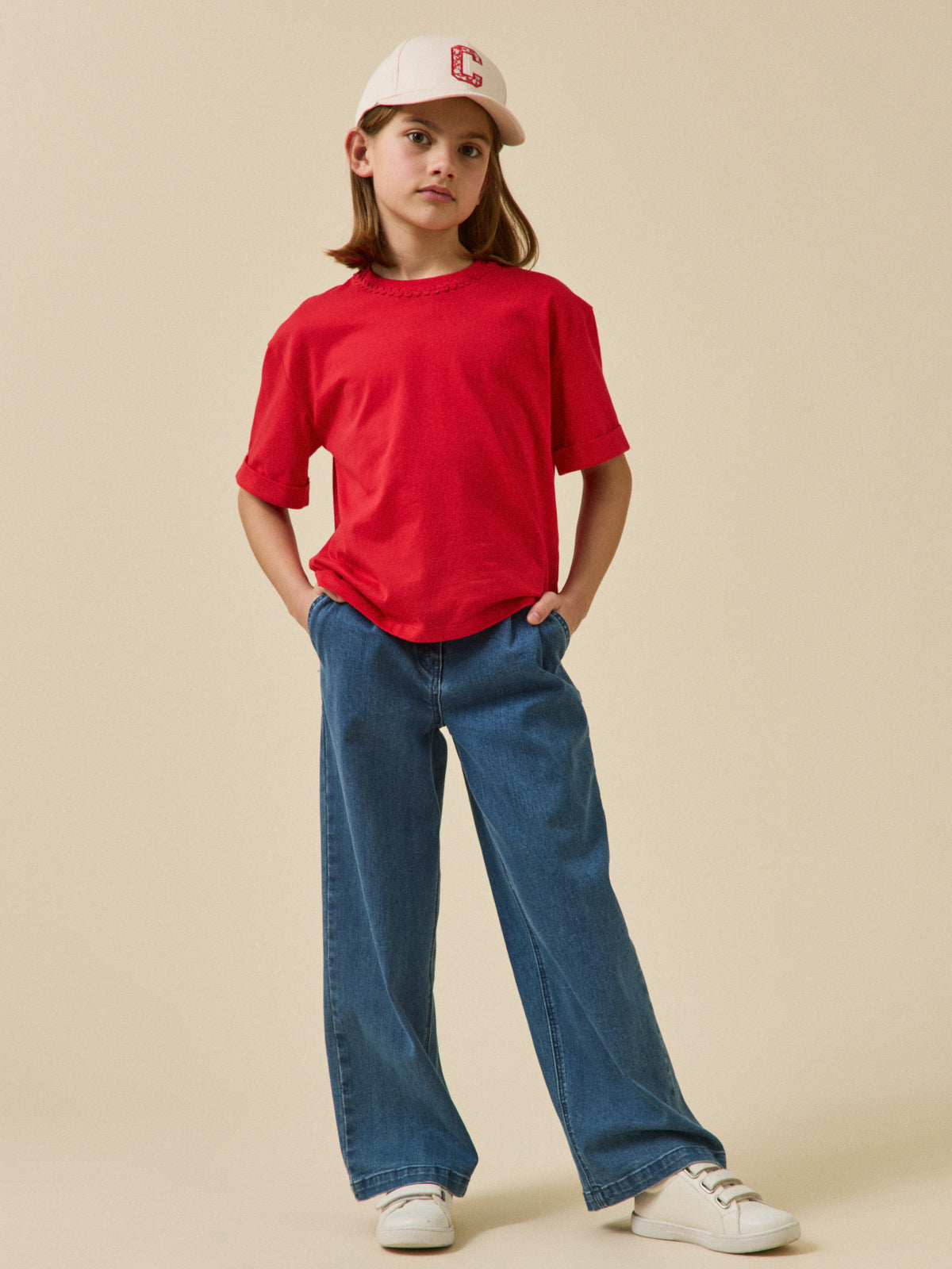 Girl's organic cotton T-shirt - Junior Collection