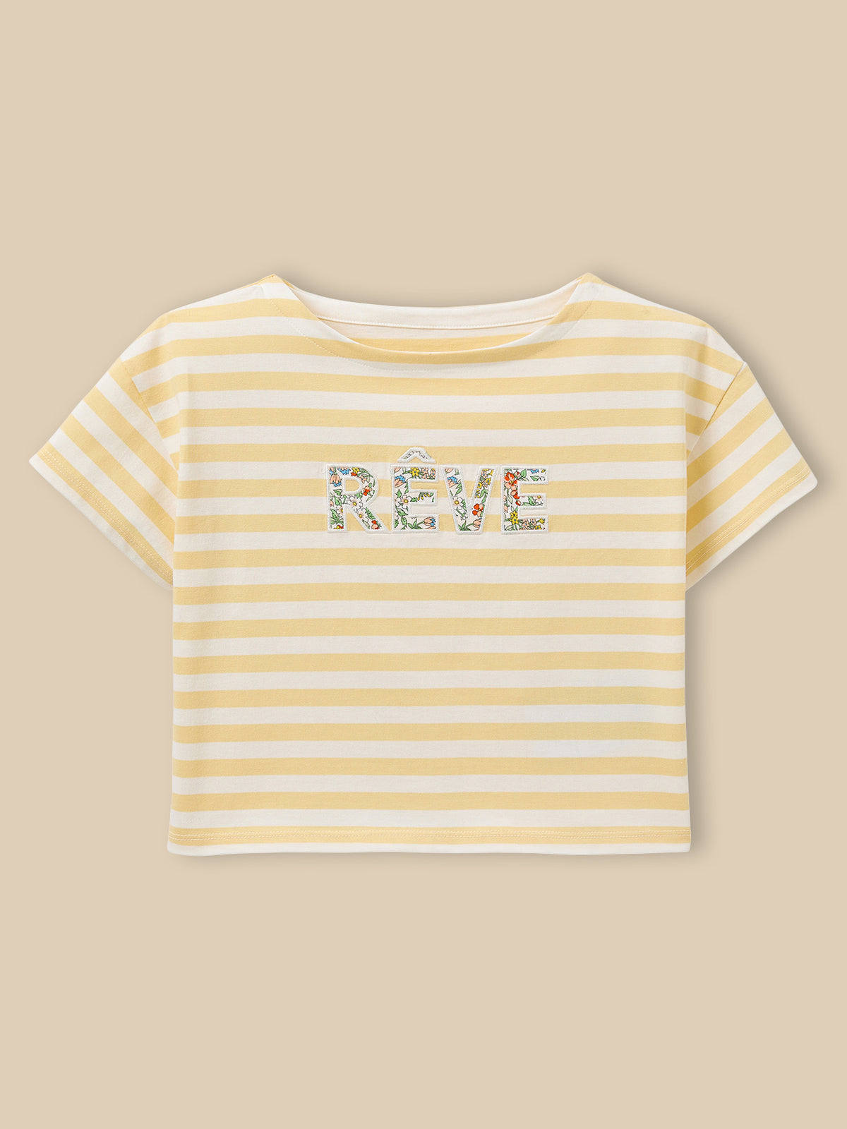 Girl's T-shirt with lettering - The Junior Collection