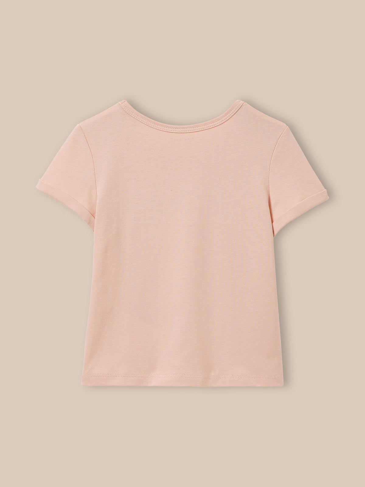 T-shirt Fille message en tissu Liberty - Coton biologique