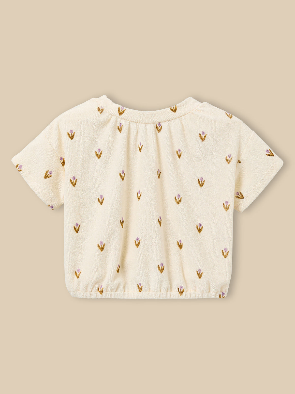 Girl's terry cloth T-shirt - Cyrillus x Emile & Ida