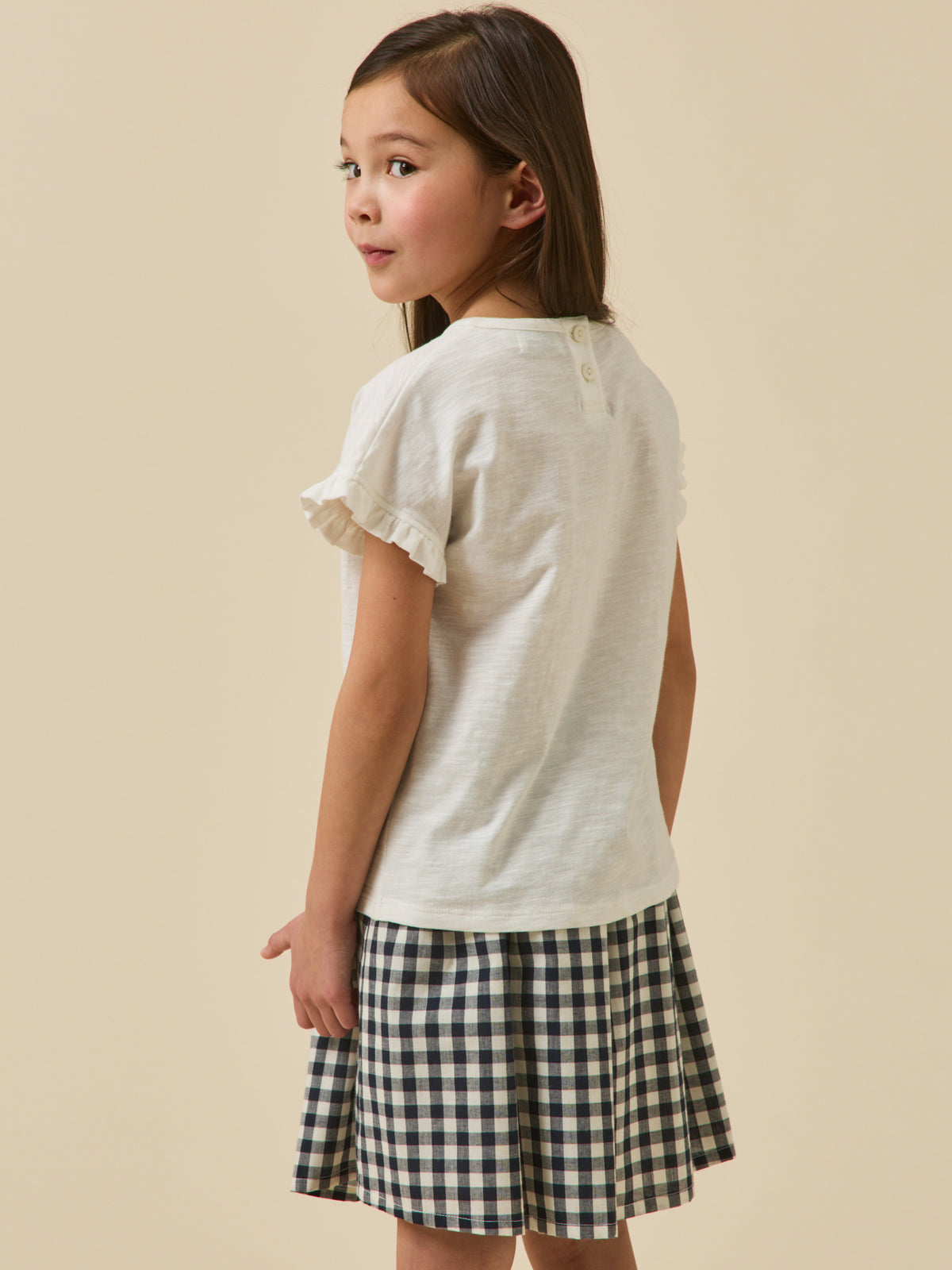 T-shirt Fille en coton biologique - Collection Junior